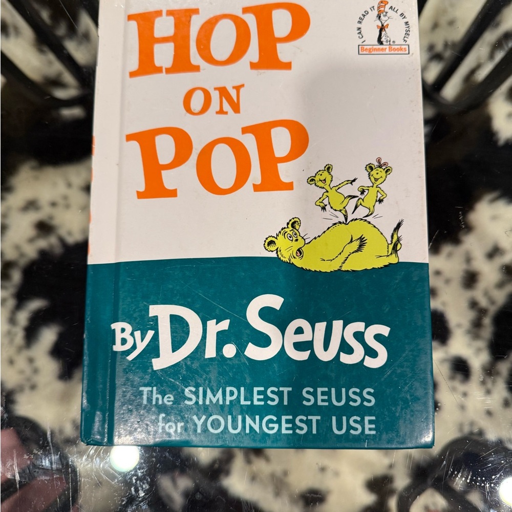 Dr. Seuss Hop on Pop Book - Orange, Green, White